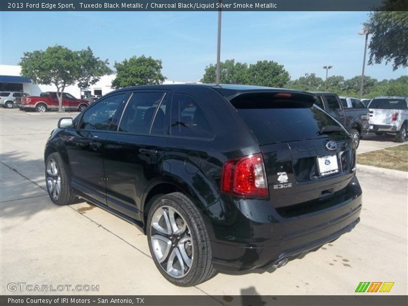 Tuxedo Black Metallic / Charcoal Black/Liquid Silver Smoke Metallic 2013 Ford Edge Sport