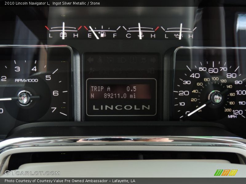  2010 Navigator L L Gauges