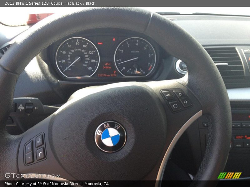 Jet Black / Black 2012 BMW 1 Series 128i Coupe