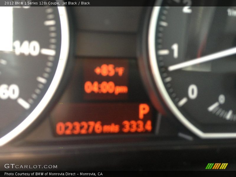 Jet Black / Black 2012 BMW 1 Series 128i Coupe