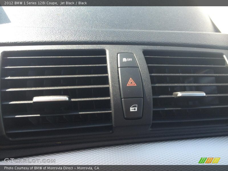 Jet Black / Black 2012 BMW 1 Series 128i Coupe