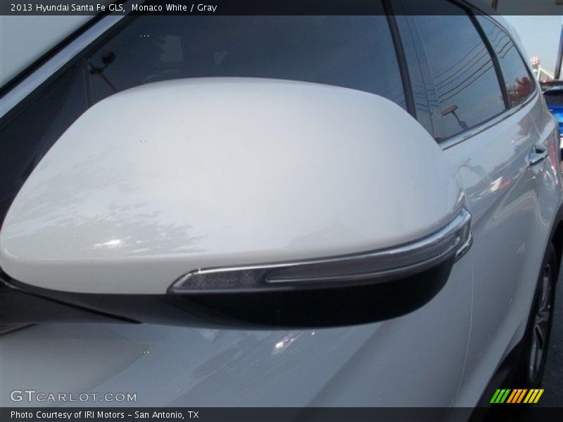 Monaco White / Gray 2013 Hyundai Santa Fe GLS
