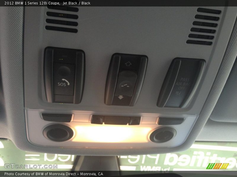 Jet Black / Black 2012 BMW 1 Series 128i Coupe