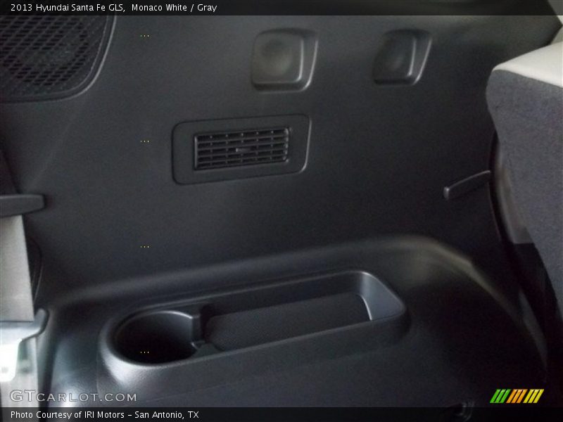 Monaco White / Gray 2013 Hyundai Santa Fe GLS