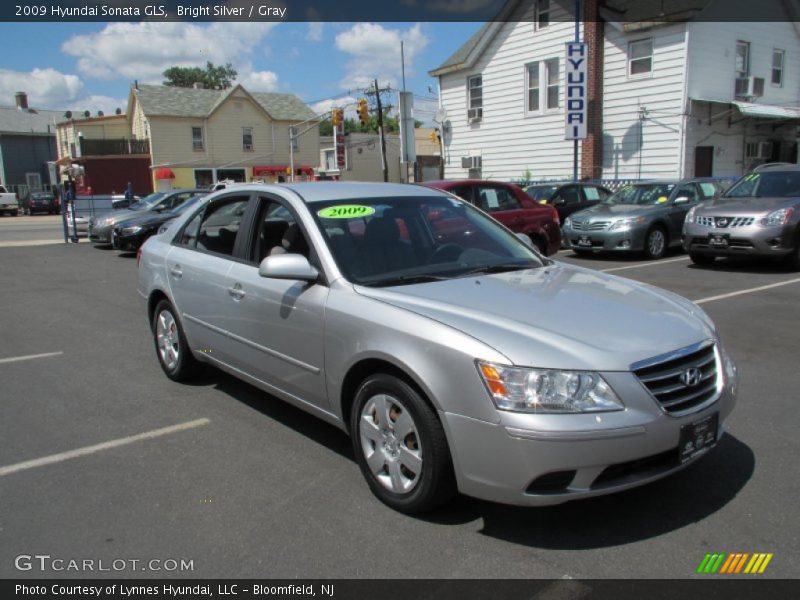 Bright Silver / Gray 2009 Hyundai Sonata GLS