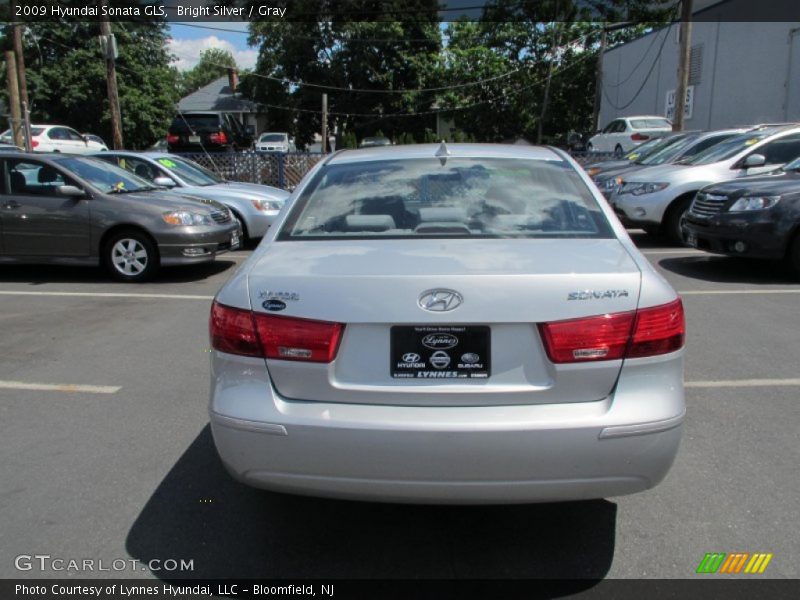 Bright Silver / Gray 2009 Hyundai Sonata GLS