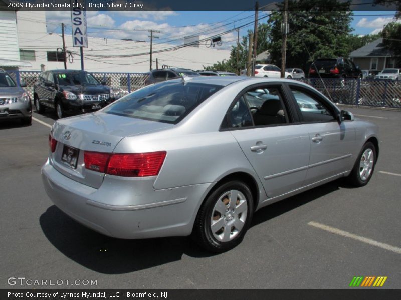 Bright Silver / Gray 2009 Hyundai Sonata GLS