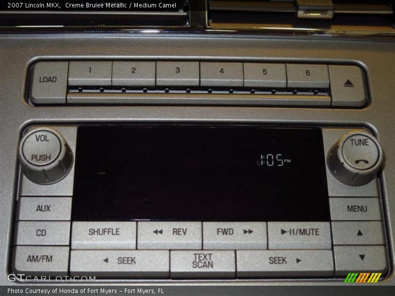 Audio System of 2007 MKX 