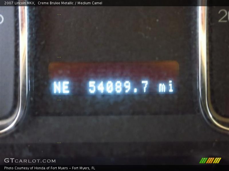 Creme Brulee Metallic / Medium Camel 2007 Lincoln MKX