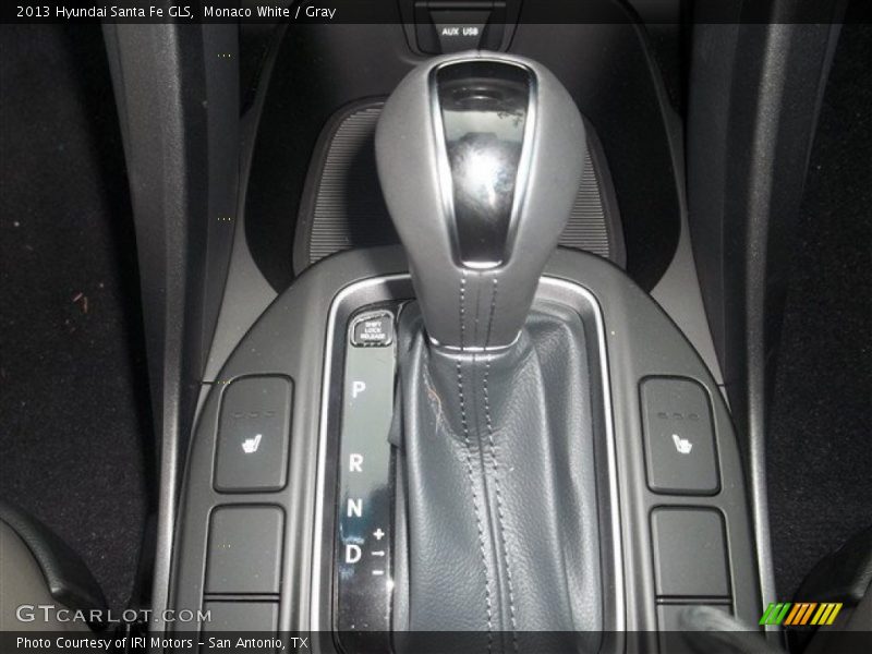 Monaco White / Gray 2013 Hyundai Santa Fe GLS