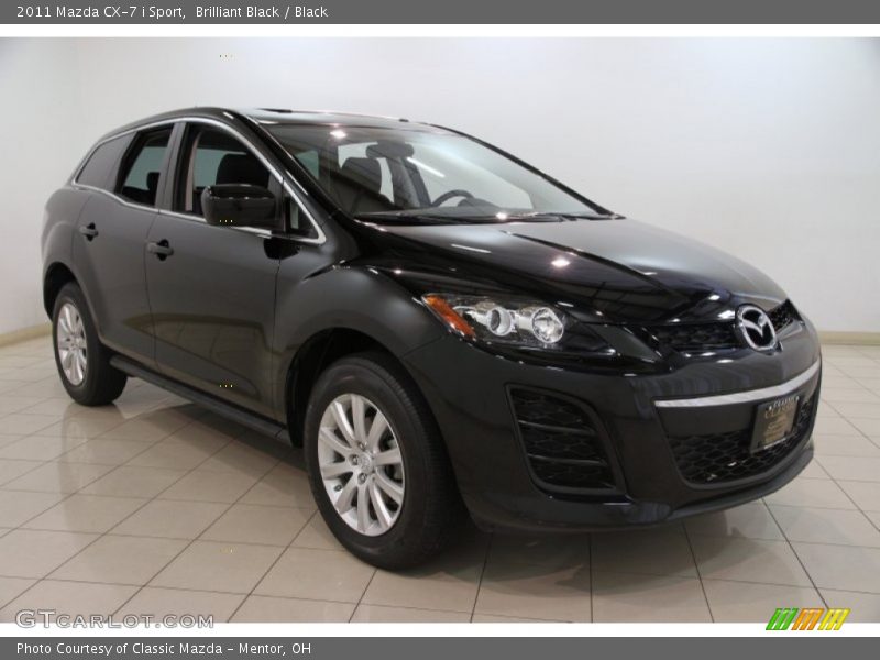 Brilliant Black / Black 2011 Mazda CX-7 i Sport