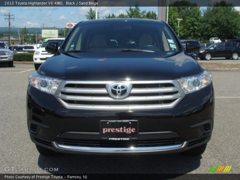 Black / Sand Beige 2013 Toyota Highlander V6 4WD