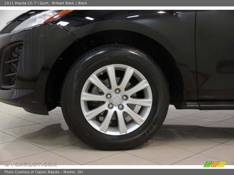 Brilliant Black / Black 2011 Mazda CX-7 i Sport