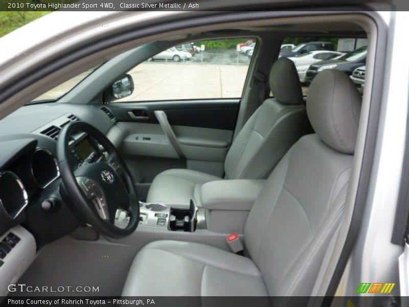 Classic Silver Metallic / Ash 2010 Toyota Highlander Sport 4WD