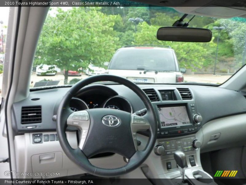 Classic Silver Metallic / Ash 2010 Toyota Highlander Sport 4WD