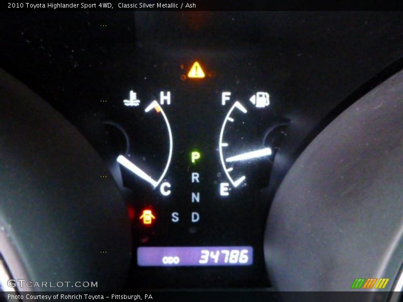 Classic Silver Metallic / Ash 2010 Toyota Highlander Sport 4WD