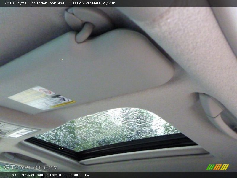 Classic Silver Metallic / Ash 2010 Toyota Highlander Sport 4WD