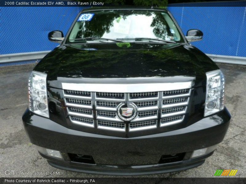 Black Raven / Ebony 2008 Cadillac Escalade ESV AWD