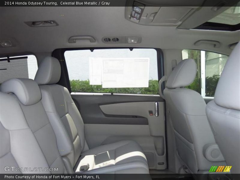 Celestial Blue Metallic / Gray 2014 Honda Odyssey Touring