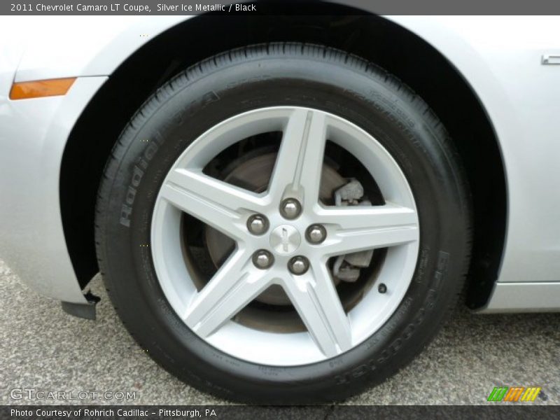 Silver Ice Metallic / Black 2011 Chevrolet Camaro LT Coupe