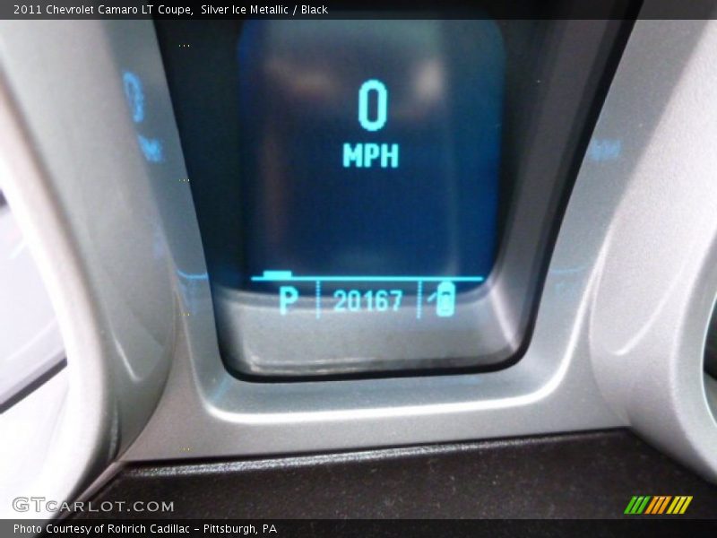 Silver Ice Metallic / Black 2011 Chevrolet Camaro LT Coupe