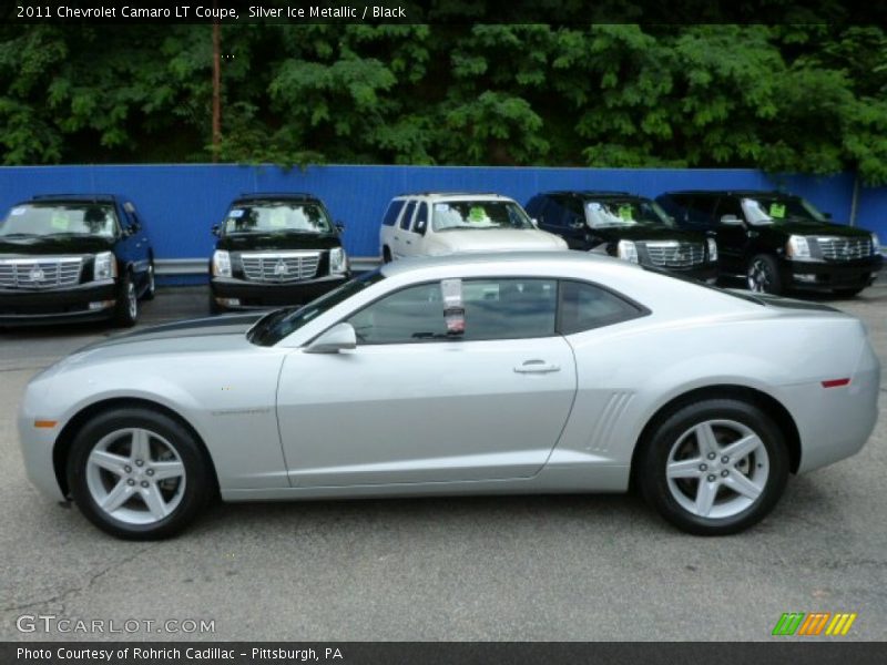 Silver Ice Metallic / Black 2011 Chevrolet Camaro LT Coupe