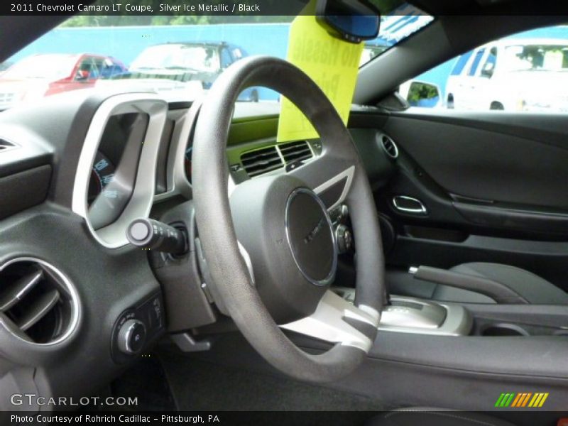 Silver Ice Metallic / Black 2011 Chevrolet Camaro LT Coupe