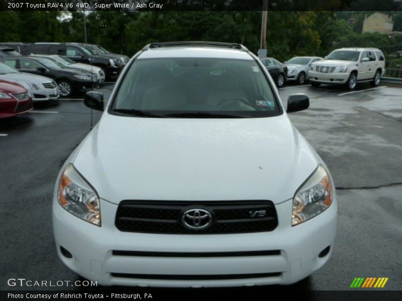 Super White / Ash Gray 2007 Toyota RAV4 V6 4WD