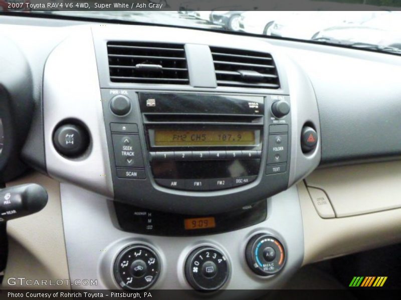 Super White / Ash Gray 2007 Toyota RAV4 V6 4WD