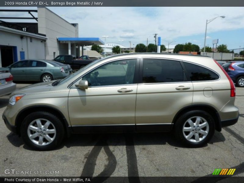 Borrego Beige Metallic / Ivory 2009 Honda CR-V EX-L