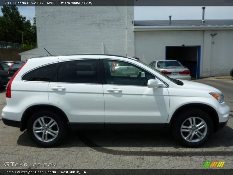 Taffeta White / Gray 2010 Honda CR-V EX-L AWD