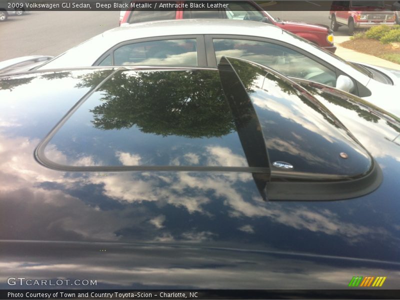 Deep Black Metallic / Anthracite Black Leather 2009 Volkswagen GLI Sedan