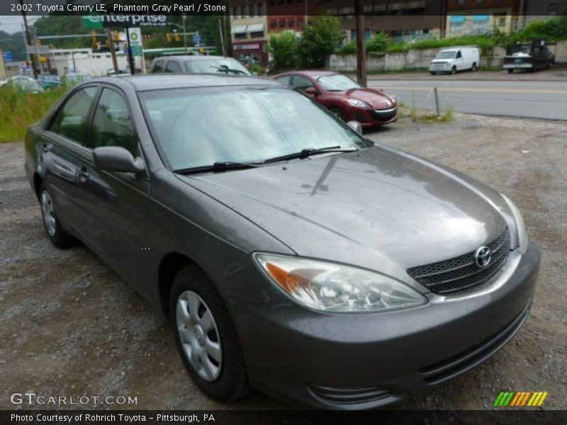 Phantom Gray Pearl / Stone 2002 Toyota Camry LE