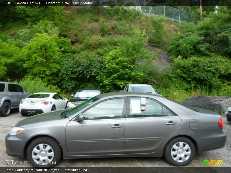 Phantom Gray Pearl / Stone 2002 Toyota Camry LE