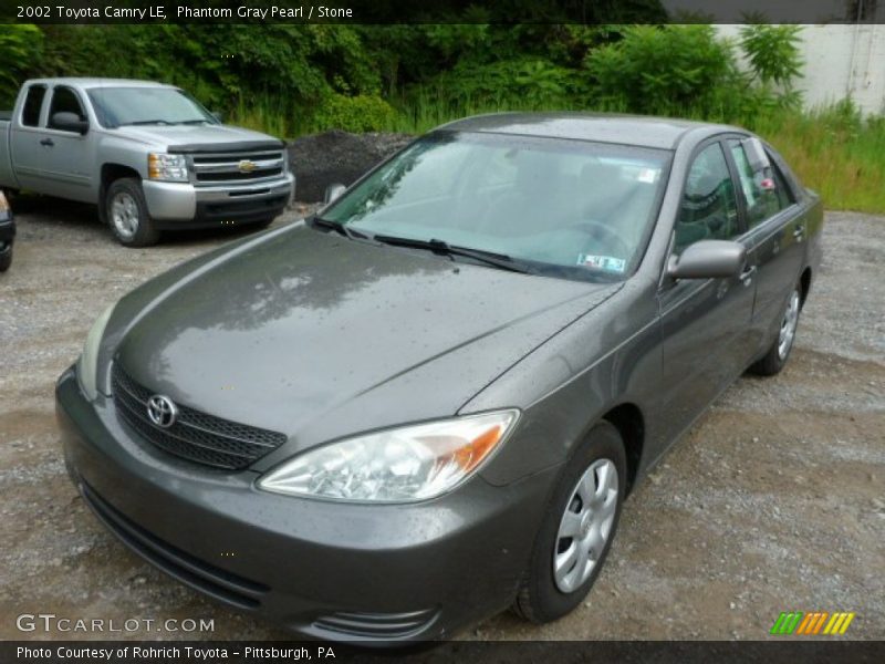 Phantom Gray Pearl / Stone 2002 Toyota Camry LE