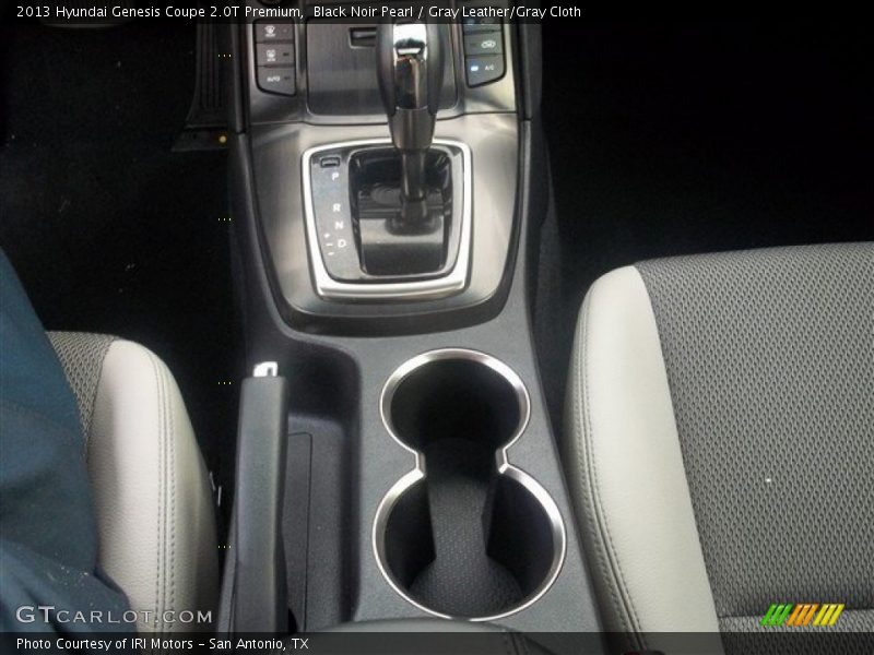 Black Noir Pearl / Gray Leather/Gray Cloth 2013 Hyundai Genesis Coupe 2.0T Premium