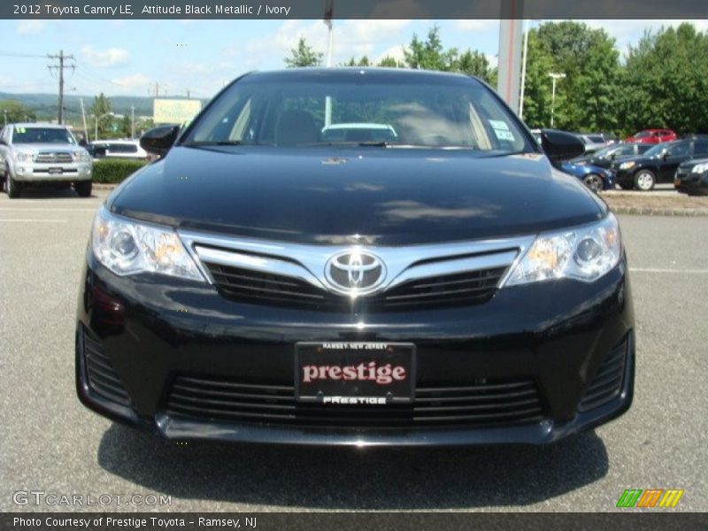 Attitude Black Metallic / Ivory 2012 Toyota Camry LE