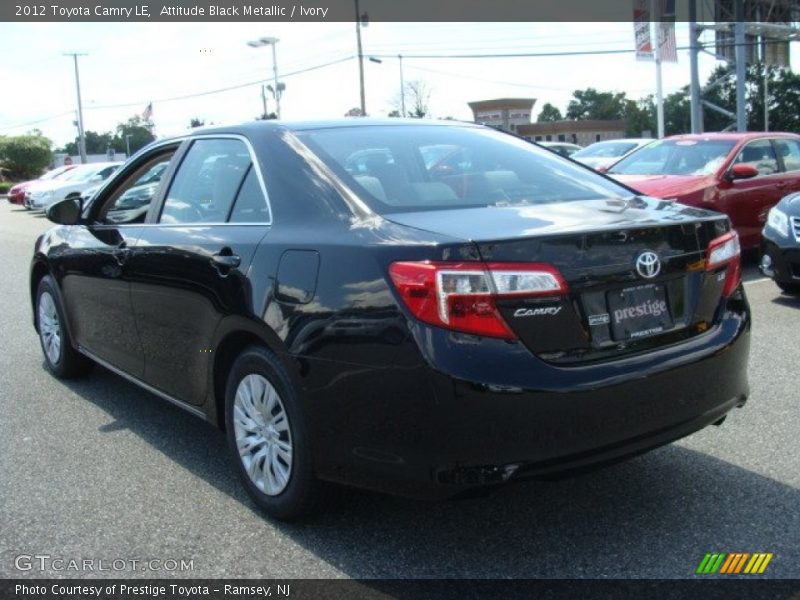 Attitude Black Metallic / Ivory 2012 Toyota Camry LE