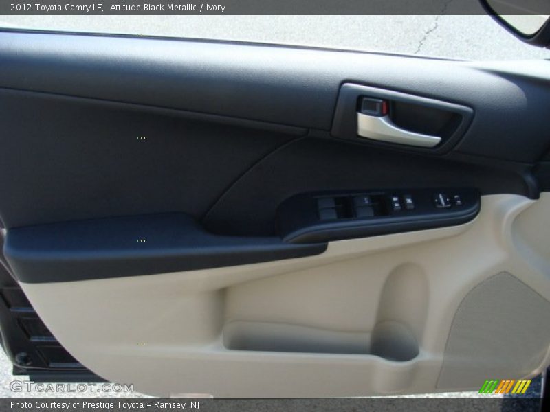 Attitude Black Metallic / Ivory 2012 Toyota Camry LE
