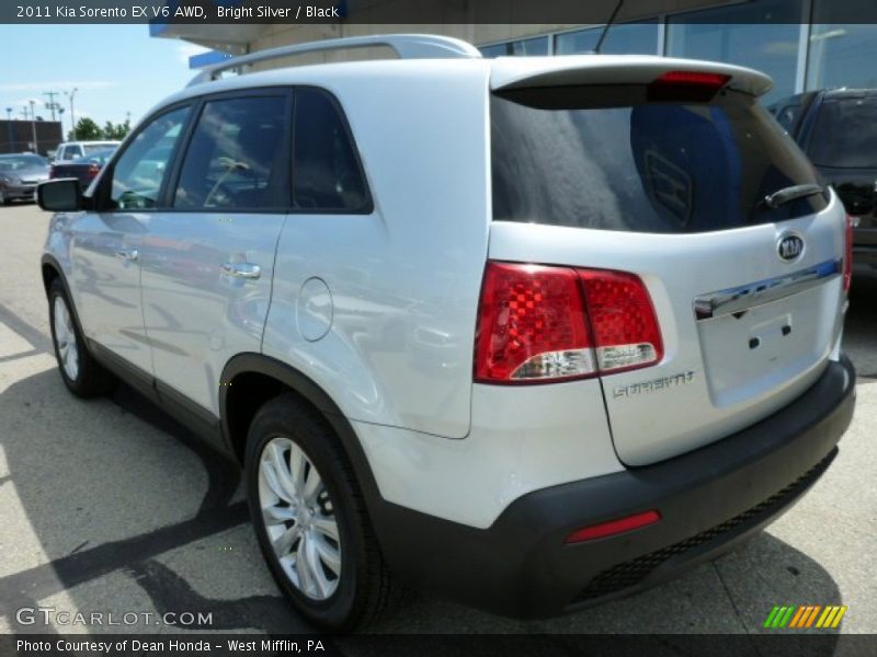 Bright Silver / Black 2011 Kia Sorento EX V6 AWD