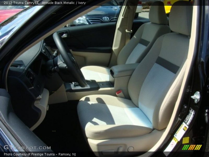 Attitude Black Metallic / Ivory 2012 Toyota Camry LE