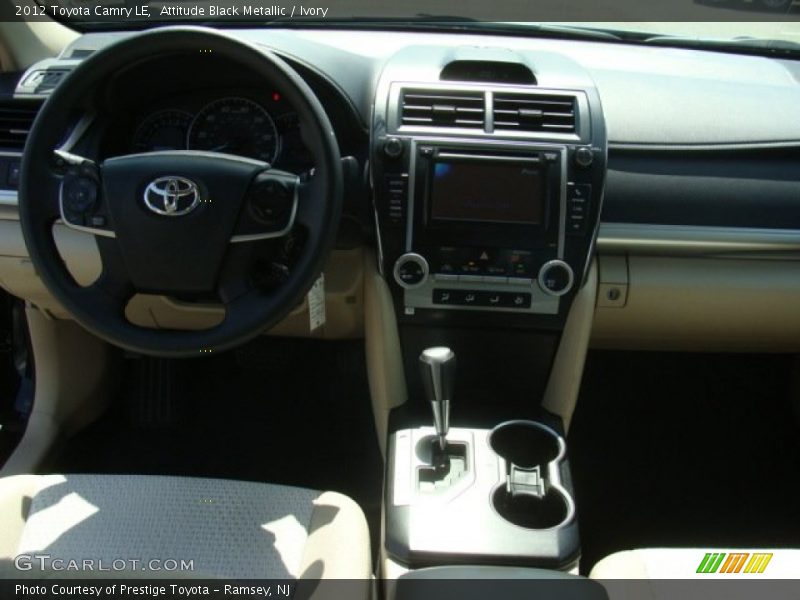 Attitude Black Metallic / Ivory 2012 Toyota Camry LE
