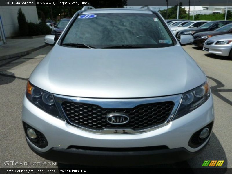 Bright Silver / Black 2011 Kia Sorento EX V6 AWD