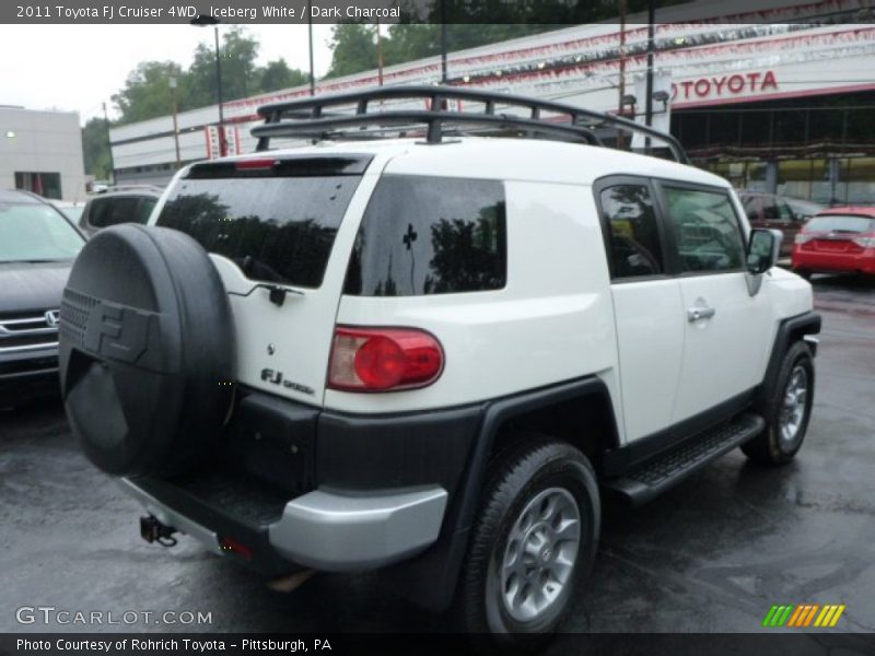 Iceberg White / Dark Charcoal 2011 Toyota FJ Cruiser 4WD