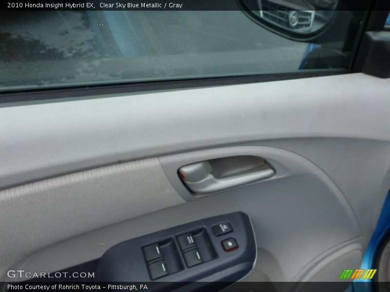 Clear Sky Blue Metallic / Gray 2010 Honda Insight Hybrid EX