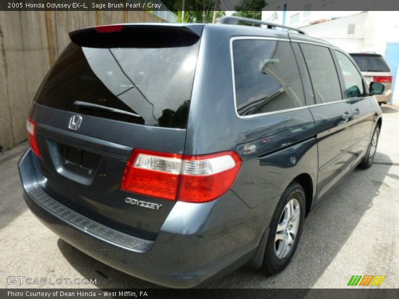 Sage Brush Pearl / Gray 2005 Honda Odyssey EX-L