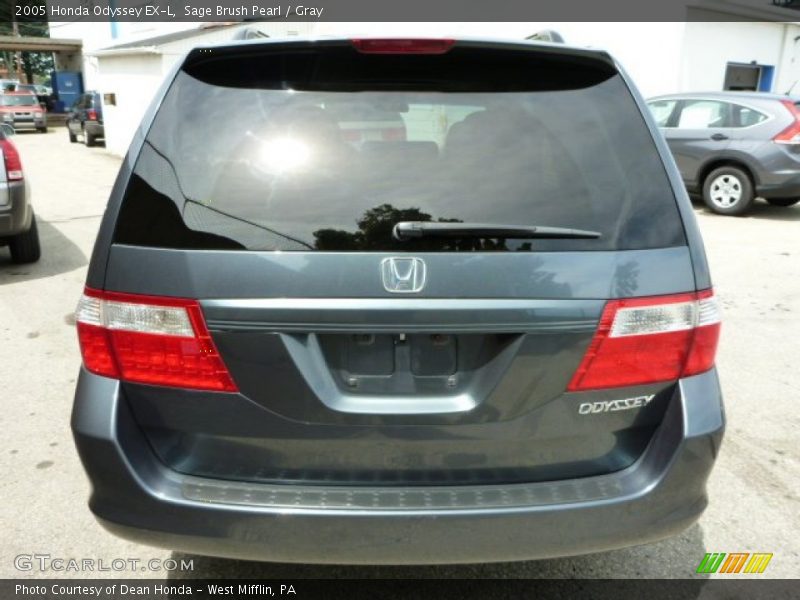 Sage Brush Pearl / Gray 2005 Honda Odyssey EX-L