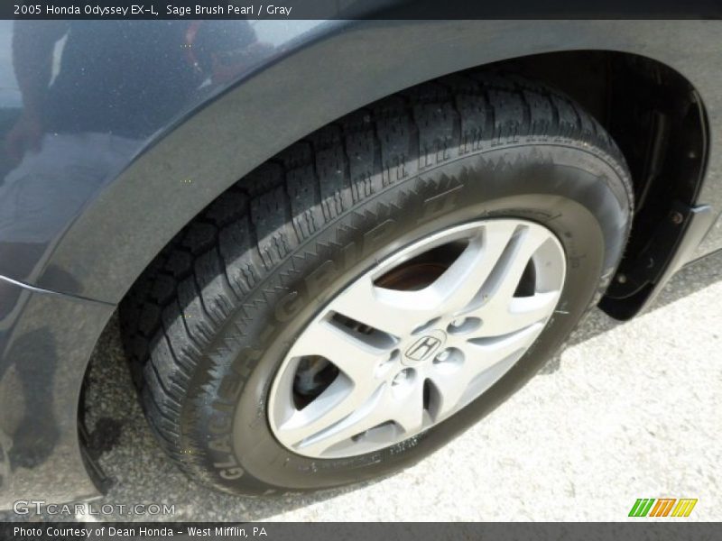 Sage Brush Pearl / Gray 2005 Honda Odyssey EX-L