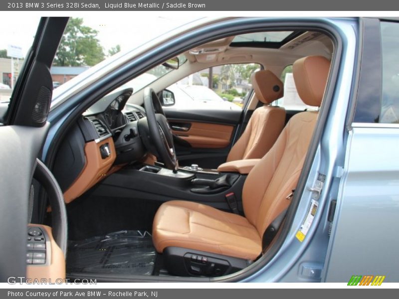  2013 3 Series 328i Sedan Saddle Brown Interior