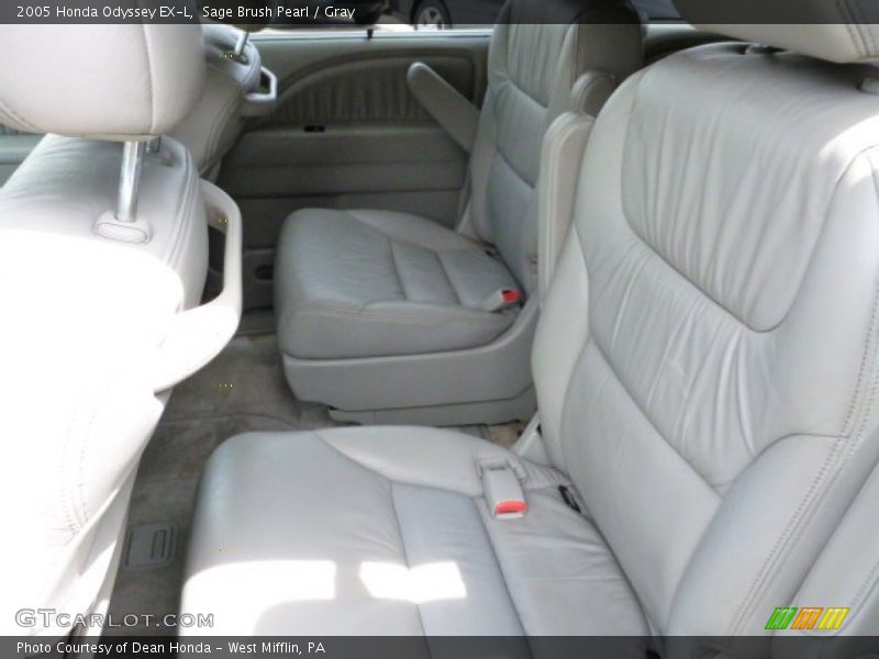 Sage Brush Pearl / Gray 2005 Honda Odyssey EX-L